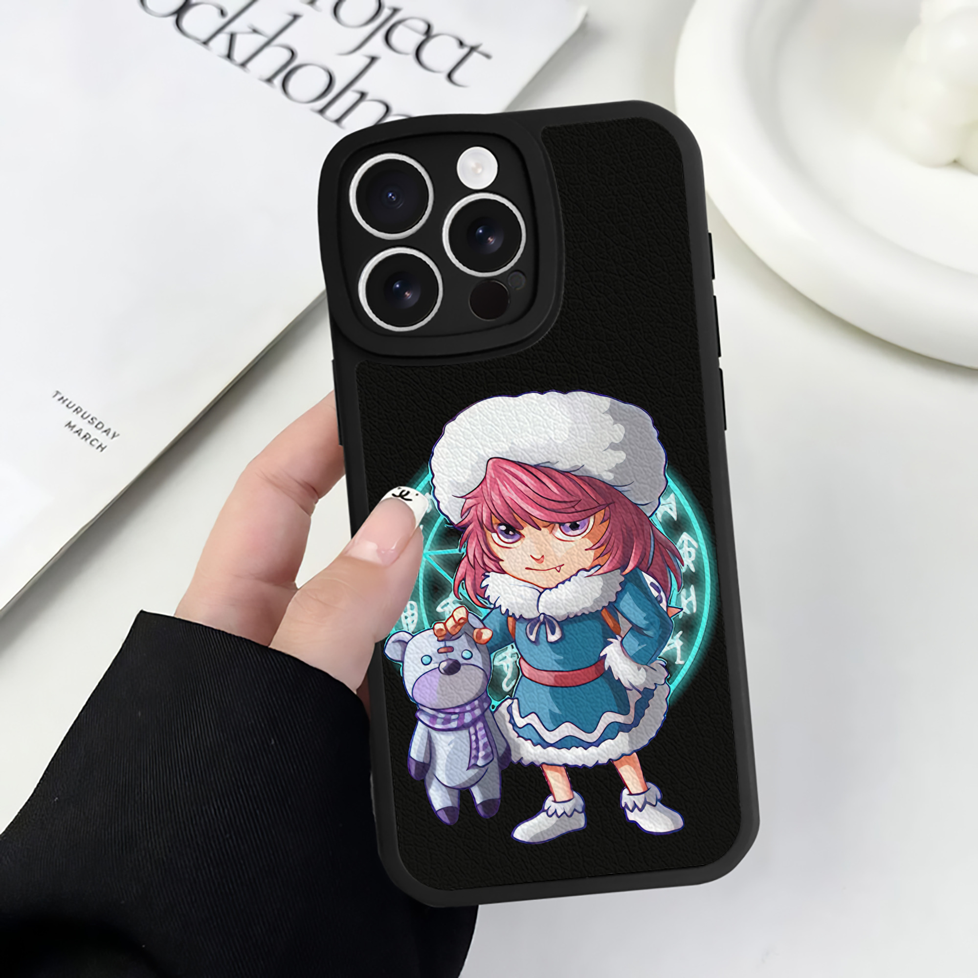 リーグ・オブ・レジェンド League of Legends LOL 【iPhone 16シリーズ対応】シリコンスマホケース（レザー調） 材質：シリコン